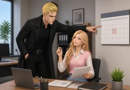 Die Frist ist am ~.のイラスト