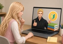 Braucht man Vorkenntnisse für ~?のイラスト