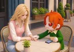 ~ ist arbeitslos.のイラスト