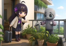 Ich kümmere mich um ~.のイラスト