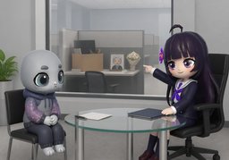 ~ ist im Ruhestand.のイラスト