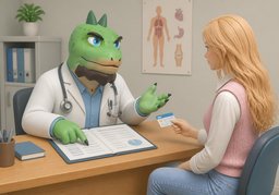 Wird ~ von der Krankenkasse übernommen?のイラスト