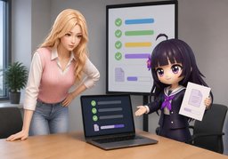 Wie ist der Stand ~?のイラスト