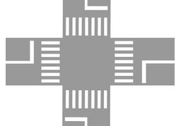 路口のイラスト