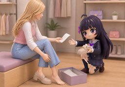 Können Sie ~ umtauschen?のイラスト