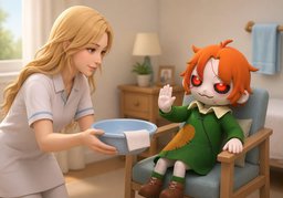 Möchten Sie sich ~ waschen?のイラスト