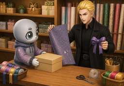 Wie soll ich ~ verpacken?のイラスト