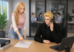 Könnten Sie das bitte mit ~ abklären?のイラスト