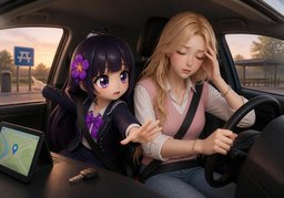 Beeinträchtigt ~ die Fahrtüchtigkeit?のイラスト