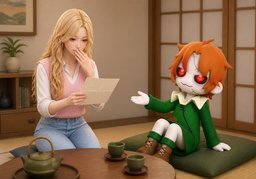 Ich muss ~ ablehnen.のイラスト