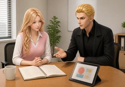Dürfte ich etwas anmerken?のイラスト