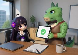 Nach Abschluss erkundige ich mich nach ~.のイラスト