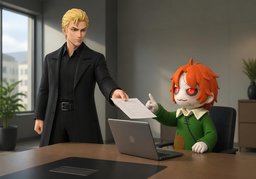 Bitte veranlassen Sie ~.のイラスト