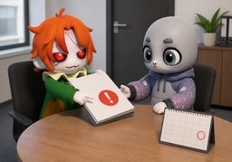Welche Priorität hat ~?のイラスト