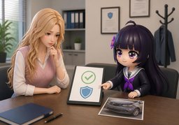 ~ ist gedeckt.のイラスト