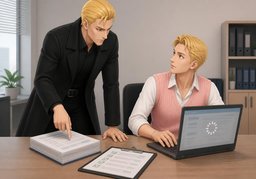 Bitte dokumentieren Sie ~.のイラスト