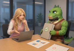 Ist das Budget ~ freigegeben?のイラスト