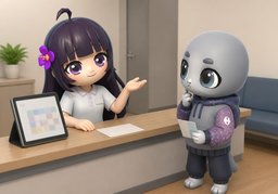 Ich informiere Sie, sobald ~.のイラスト
