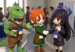 Mein Mitreferent ist ~.のイラスト