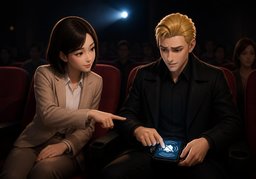 Bitte schalten Sie ~ auf lautlos.のイラスト