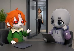 Das bespreche ich mit ~.のイラスト