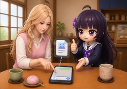 Darf ich ~ hinzufügen?のイラスト
