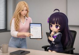 Ich informiere Sie über ~.のイラスト