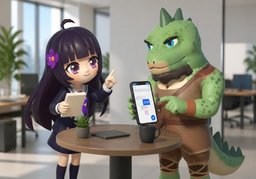 Wir vereinbaren ~.のイラスト