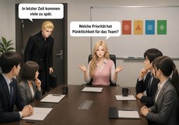 Welche Priorität hat ~ für das Team?のイラスト