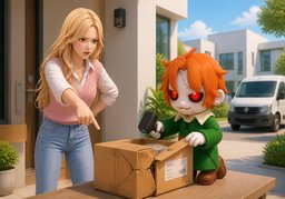 Bei Einwänden wird ~ geprüft.のイラスト