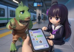 Wen informiere ich, wenn ich mich verspäte?のイラスト