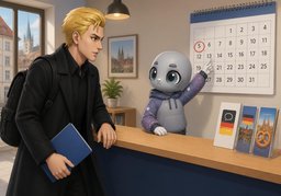 Ab wann soll ich mit ~ beginnen?のイラスト