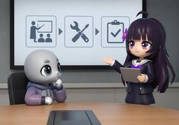Wie sollen die Tests für ~ ablaufen?のイラスト