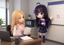 Bis wann kann ich mit ~ rechnen?のイラスト