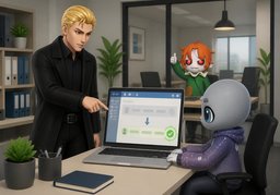 Wie werden ~ genehmigt?のイラスト