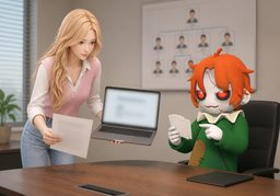 An wen soll ich ~ adressieren?のイラスト