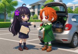 Die Übergabe gilt ab ~.のイラスト