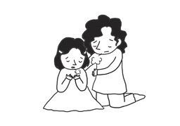 关怀のイラスト