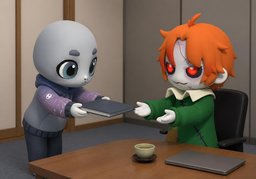 Darf ich Ihnen ~ unterbreiten?のイラスト