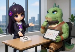 Vorerst vereinbaren wir ~.のイラスト