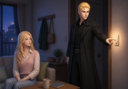 Bitte schalten Sie ~ an.のイラスト
