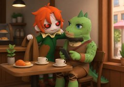 Ich hoffe, wir bleiben in ~.のイラスト