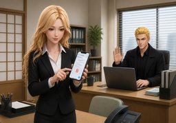Ich schicke Ihnen ~ per E-Mail.のイラスト