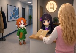 Ich beantrage eine Dienstreise nach ~.のイラスト
