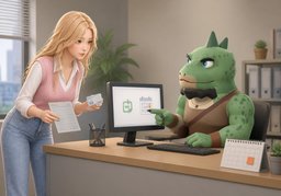 Kann ~ ausgezahlt werden?のイラスト