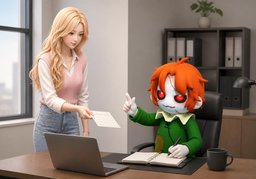 Darf ich am ~ freinehmen?のイラスト