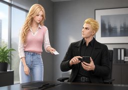 Bitte rufen Sie mich unter ~ an.のイラスト