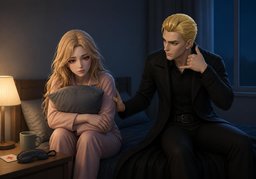 Ich leide unter ~.のイラスト