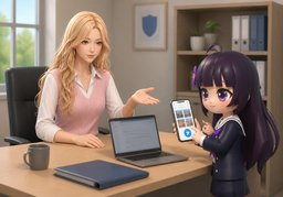 Bitte schicken Sie ~ für ~.のイラスト