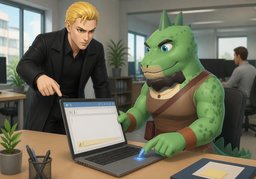 Freundliche Grüße.のイラスト
